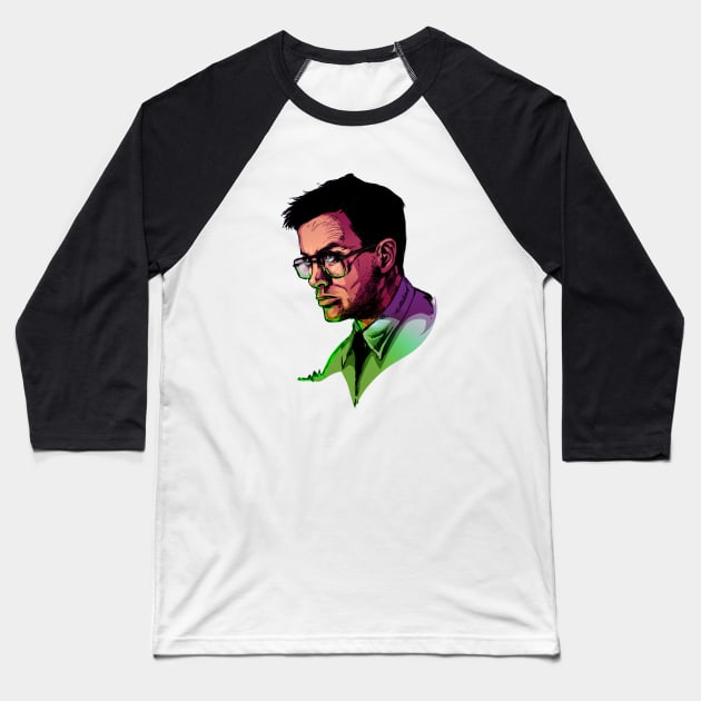 Reanimator Baseball T-Shirt by Creepsandbabes